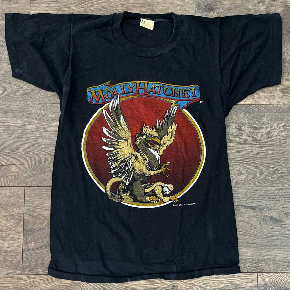 Vintage 1981 Molly Hatchet Concert Tee